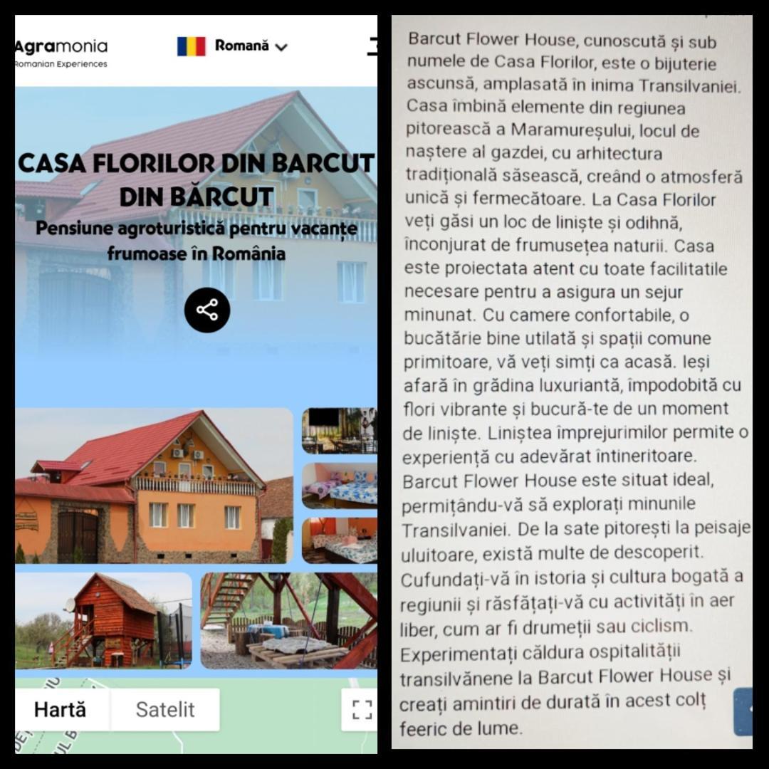 Apartamento Casa Florilor Barcut Exterior foto